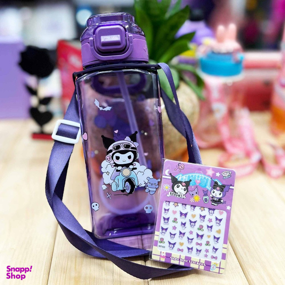 قمقمه مدل کورومی کد 03 حجم 0.6 لیتر به همراه برچسب شب تاب