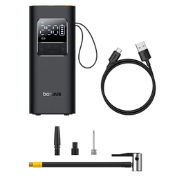 پمپ باد و چراغ قوه شارژی باسئوس مدل SuperMini Pro Series