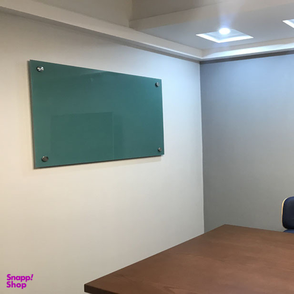 تخته وایت برد شیشه ای عکسنگ مدل CG12081 سایز 120×81 سانتی متر