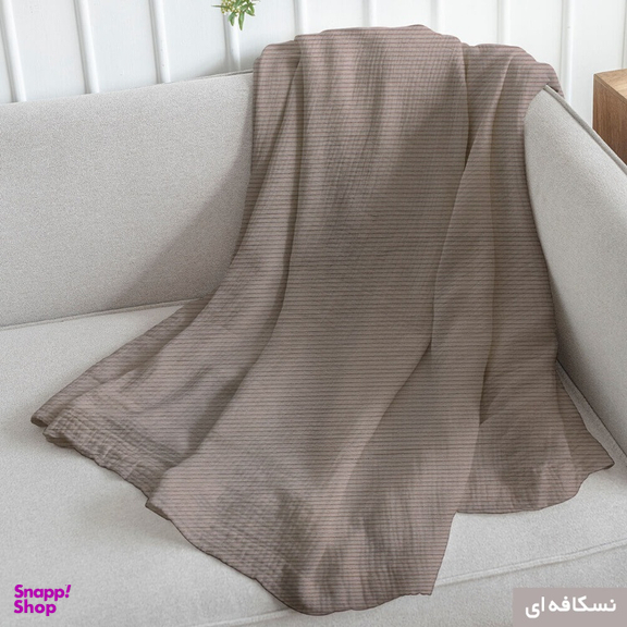 شال مبل شاران هوم طرح راه راه سایز 170×170 سانتی متر