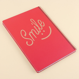 دفتر سیمی 100 برگ سویل طرح smile