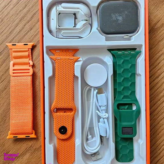 ساعت هوشمند مدل WS 77 MAX به همراه هدفون