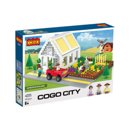 لگو کوگو 590 قطعه مدل گلخانه