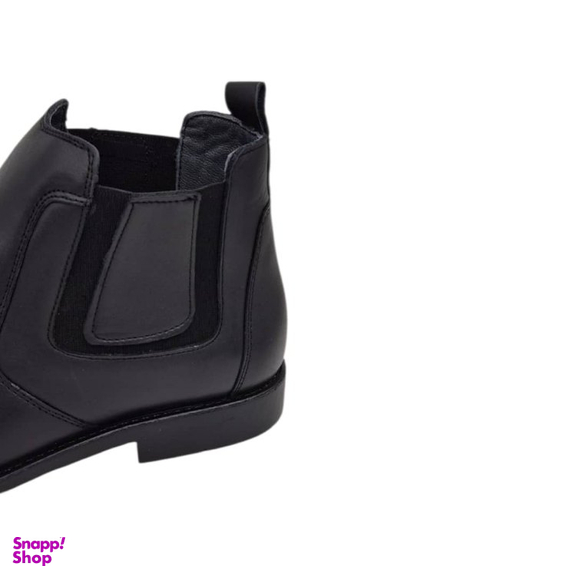 نیم بوت مردانه چرم ریباری مدل Z23 رنگ مشکی