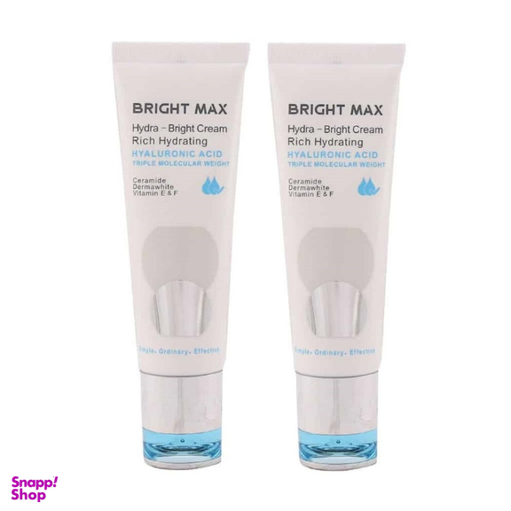 کرم آبرسان برایت مکس مدل هیدرا ریچ حجم 50 میلی لیتر مجموعه 2 عددی