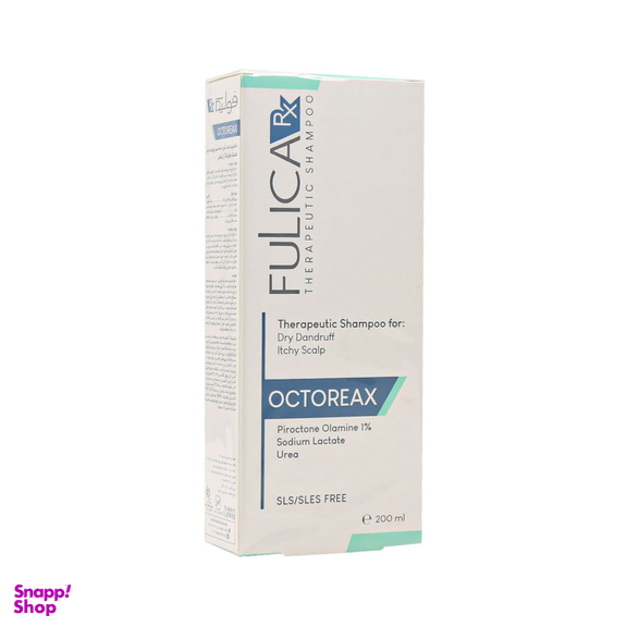 شامپو ضدشوره پوست سر خشک فولیکا مدل Octoreax حجم 200 میلی لیتر