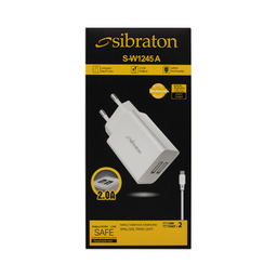 شارژر دیواری 10 وات سیبراتون مدل S-W1245A به همراه کابل microUSB