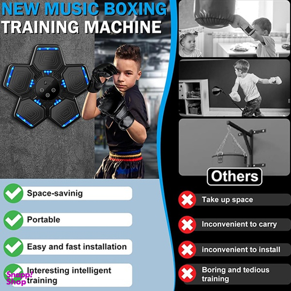 کیسه بوکس هوشمند ام دی اچ ال مدل موزیکال کد M-E