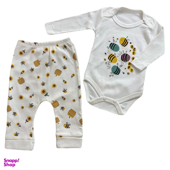 ست بادی و شلوار نوزاد کد 20