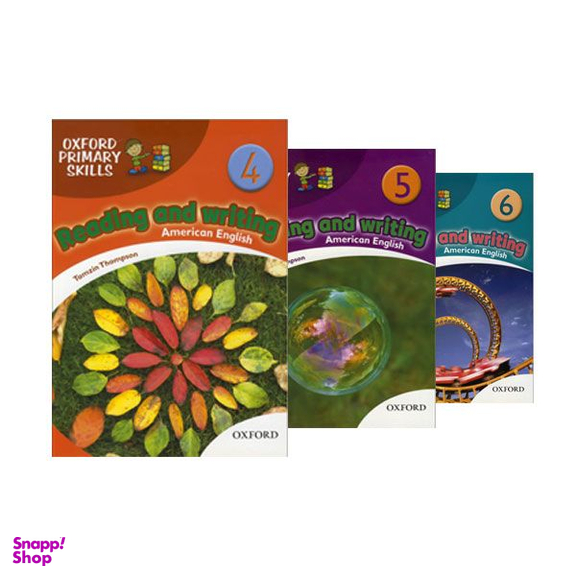 کتاب oxford primary skills Reading and Writing American اثر Tamzin Thampson انتشارات زبان مهر 3 جلدی