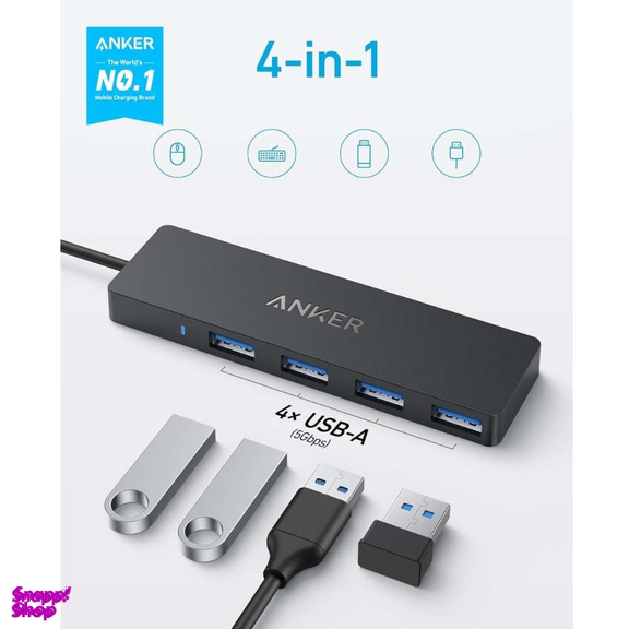 USB هاب 4 پورت Type-C انکر مدل A8309