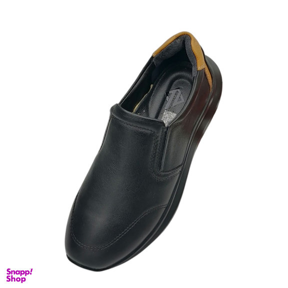 کفش طبی زنانه چرم ریباری مدل C22 رنگ مشکی