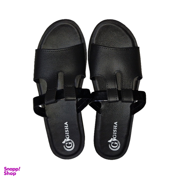 دمپایی زنانه گیشا مدل تیموتی رنگ مشکی