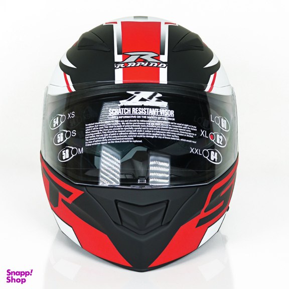 کلاه کاسکت راپیدو مدل 950 طرح SRT RED به همراه کاور