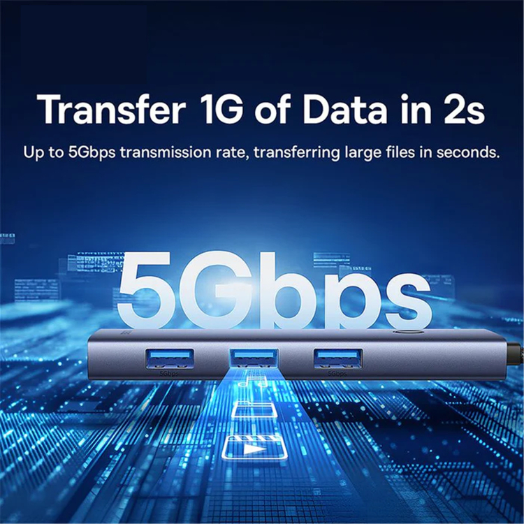 هاب 7 پورت Type-C بیسوس مدل Ultrajoy Series