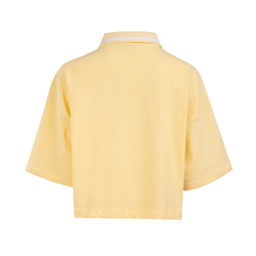 پولوشرت آستین کوتاه زنانه کد 1551289 رنگ زرد روشن
