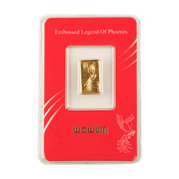 شمش طلا 24 عیار ایران شمش مدل سیمرغ کد T-0.15