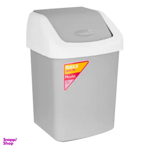 سطل زباله بادبزنی هوم کت کد 2787 سایز 32 سانتی متر