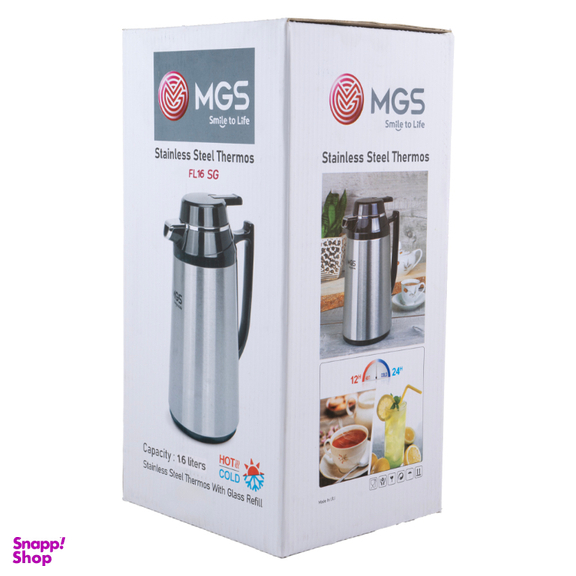 فلاسک استیل ام جی اس مدل FL16SG گنجایش 1/6 لیتر