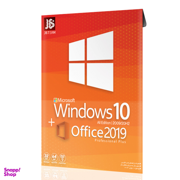 سيستم عامل ويندوز 10 به همراه Office 2021 نشر جی بی تیم