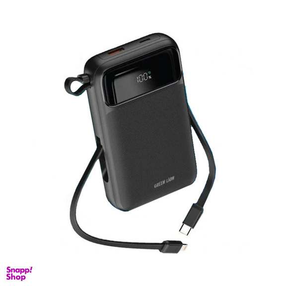 پاوربانک مغناطیسی گرین لاین مدل Luzern MagSafe ظرفیت 10000 میلی‌ آمپر ساعت