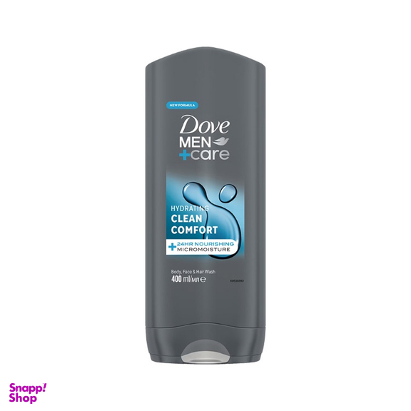 شامپو سر و بدن مردانه داو سری Care مدل Clean Comfort حجم 400 میلی لیتر