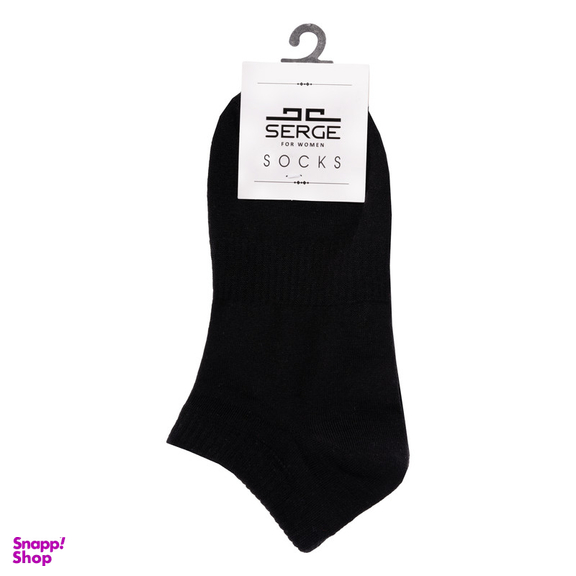 جوراب ساق کوتاه زنانه سرژه مدل 255160 رنگ مشکی