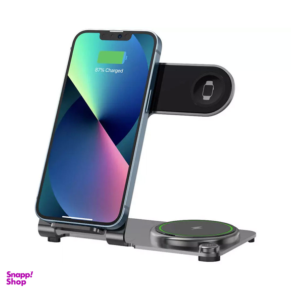 استند و شارژر وایرلس رومیزی 15 وات ویوو مدل Wi-W005