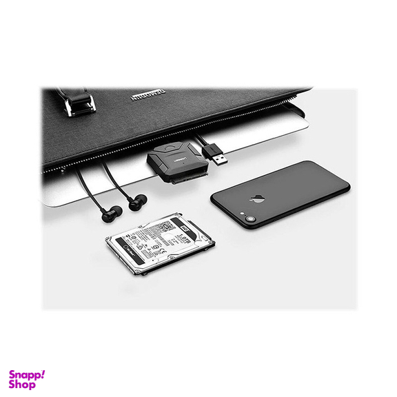 تبدیل USB 3.0 به SATA 3.0 یوگرین مدل CR108 همراه با آداپتور