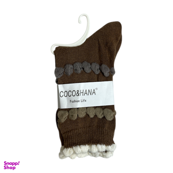 جوراب ساقدار زنانه کوکو اند هانا مدل زمستانی برجسته کد Coco-99 طرح بافت برجسته