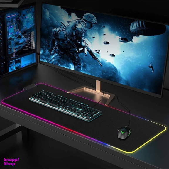ماوس پد مخصوص بازی مدل RGB 80×30
