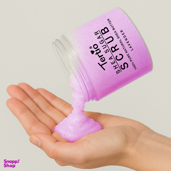 اسکراب لایه بردار پوست ترتیو مدل لوندر شی باتر وزن 320 گرم