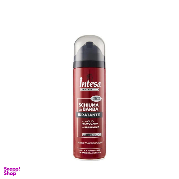 فوم اصلاح اینتسا مدل Idratante حجم 300 میلی لیتر