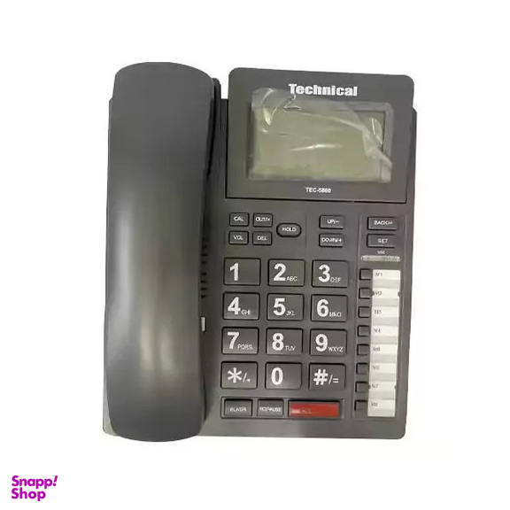 تلفن رومیزی تکنیکال مدل 5860