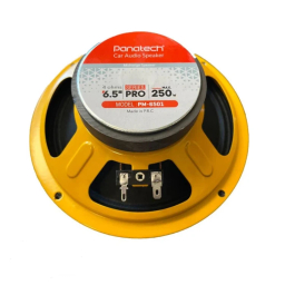 میدرنج 6.5 اینچ خودرو پاناتک مدل pm-6501 بسته 2 عددی زرد رنگ