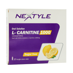 ویال ال کارنیتین 1000 میلی گرم نکستایل بسته 10 عددی