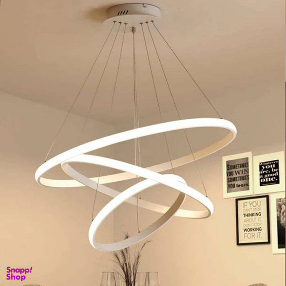 لوستر چشمه نور مدل مدرن 3 حلقه کد L6345