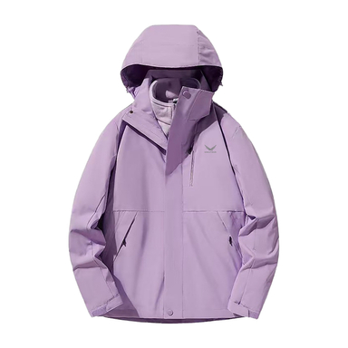 کاپشن دوپوش دخترانه اسنوهاک کد 99618B رنگ یاسی