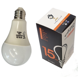 لامپ حبابی 15 وات پایه E27 آژند پارت روشنا مدل w15