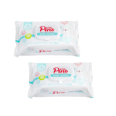 دستمال مرطوب کودک پینو بیبی مدل P1149 دو بسته 120 عددی