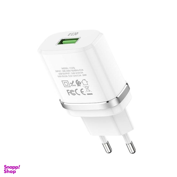 شارژر دیواری هوکو مدل C12Q به همراه کابل USB Type-C