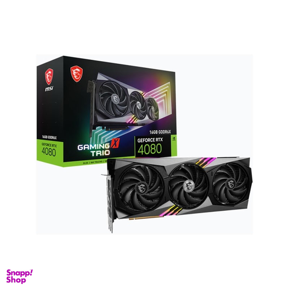 کارت گرافیک ام اس آی مدل GeForce RTX 4080 Super Gaming X Trio ظرفیت 16 گیگابایت