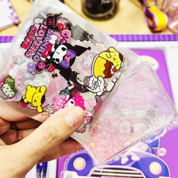 بسته لوازم تحریر مدل کرومی عروسکی کد 03 مجموعه 11 عددی