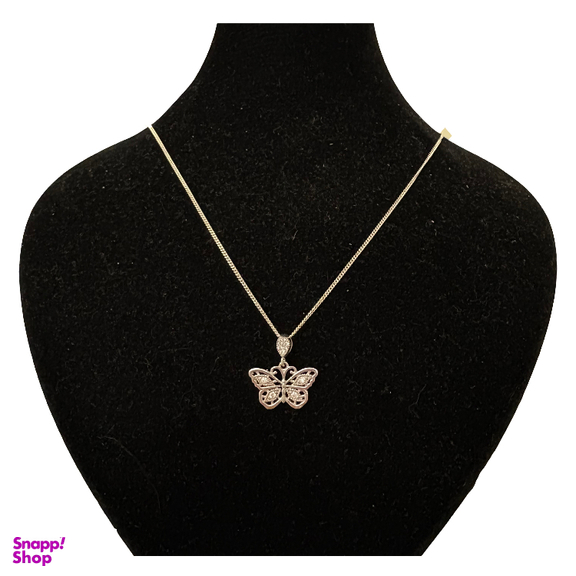 گردنبند نقره زنانه گیرا مدل پروانه کد G1041