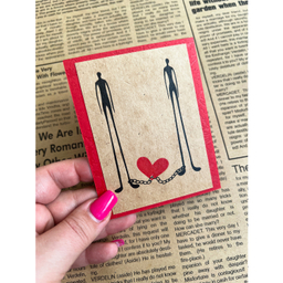 کارت پستال طرح زنجیر عشق کد 8.10