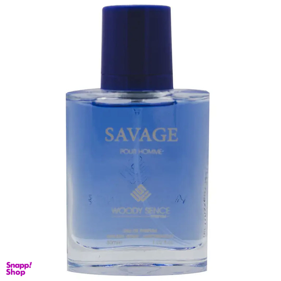عطر جیبی مردانه وودی سنس مدل SAVAGE حجم 30 میلی لیتر