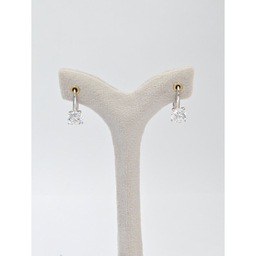 گوشواره زنانه ژوپینگ مدل کریستال سواروسکی کد swar