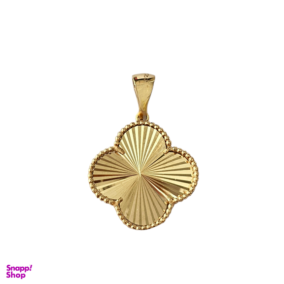 پلاک گردنبند طلا 18 عیار زنانه طرح ونکلیف لوکس