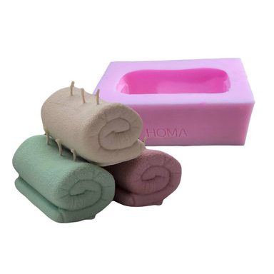 قالب شمع مدل حوله رنگ صورتی