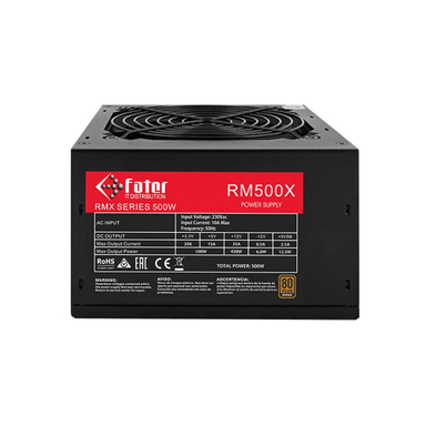 پاور فاطر مدل RM500X 80Plus Bronze توان 500 وات